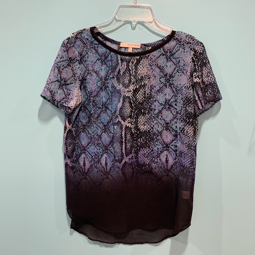 Snakeskin Blouse
